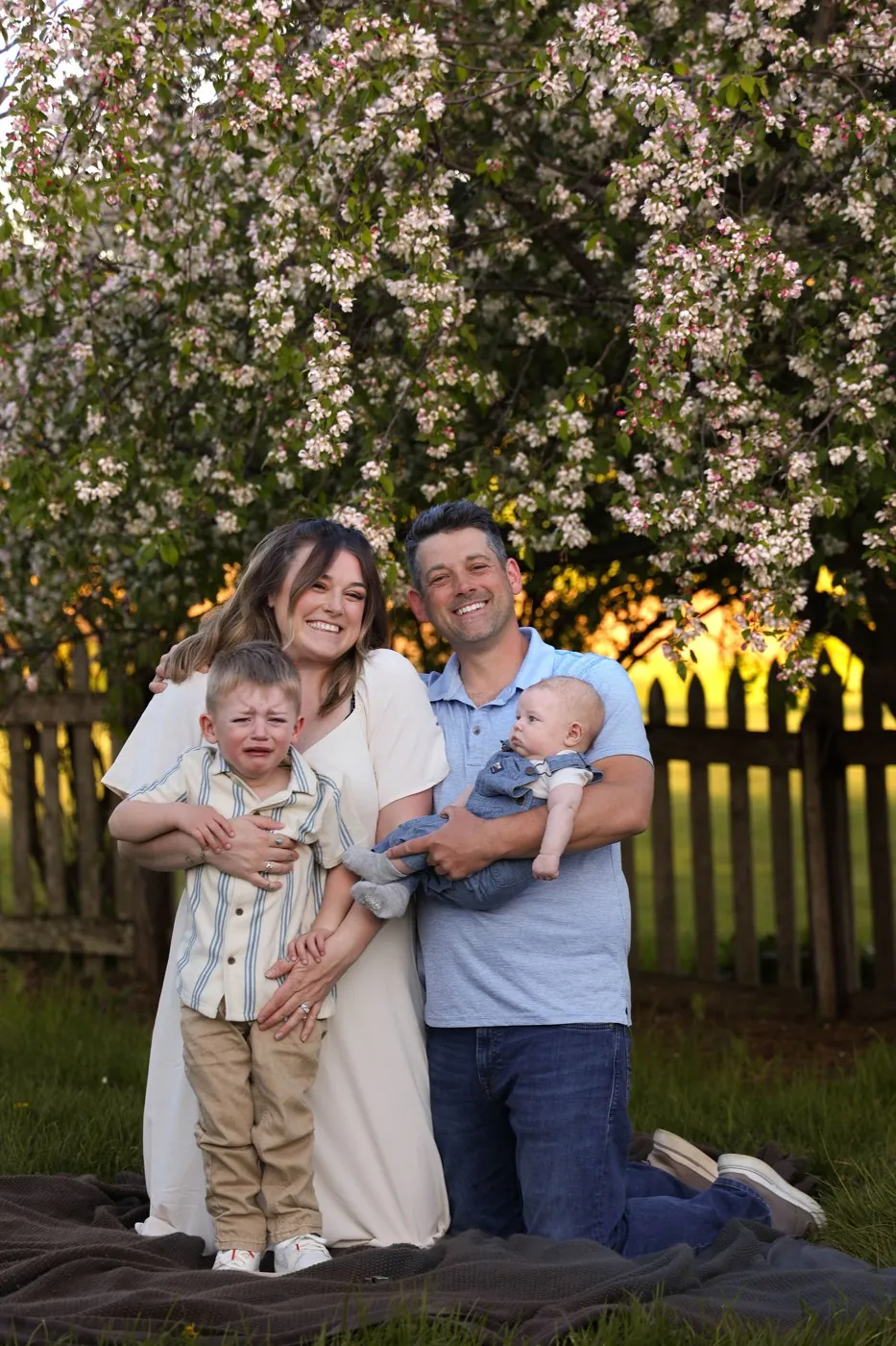 The McClintock family: Danny, Casey and their boys